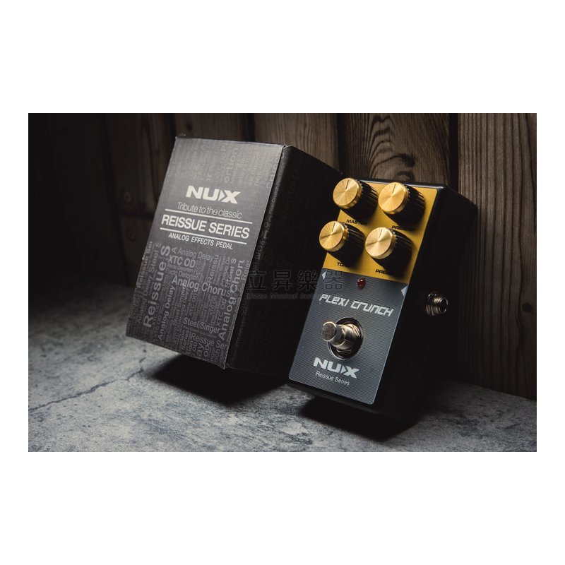 NUX NUX Plexi Crunch 失真效果器 (購買即搭贈 Prefox 捲弦器) — 三峽效果器