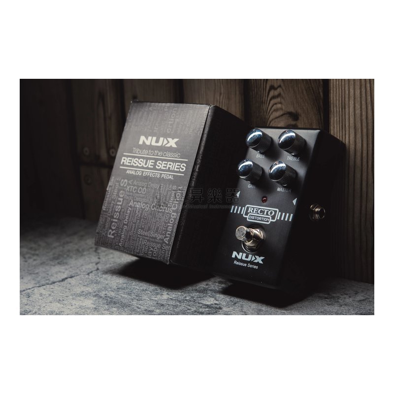 NUX NUX Recto Distortion 單顆效果器 (購買即送 Prefox 捲弦器) — 三峽效果器