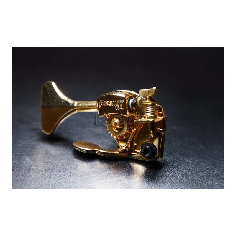 貝斯弦鈕 HIPSHOT HE6Y-3/8" GOLD ULTRALITE BASS XTENDER 型號 20660G-T 快速降弦 美國製 — 三峽弦樂器