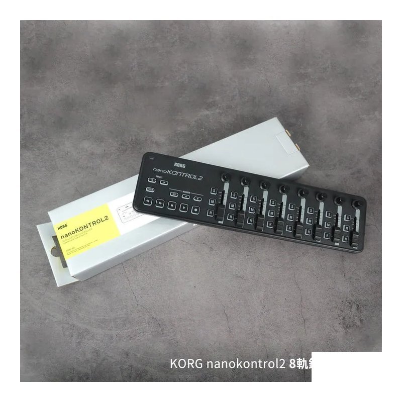 KORG 【現貨供應】 KORG nanokontrol2 midi control 鍵盤控制器 8軌 黑色【原廠公司貨】 — 三峽電鋼琴 / 鍵盤