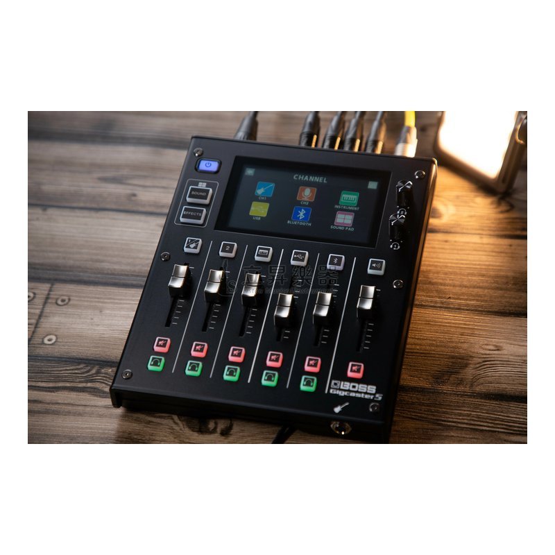 BOSS BOSS Gigcaster 5 GCS-5 串流混音器 錄音介面 Audio Streaming Mixer 4.3吋彩色觸控螢幕 — 三峽錄音
