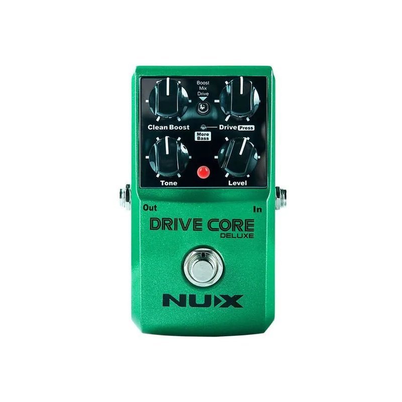 NUX NUX 破音效果器 Drive Core Deluxe 電吉他效果器 配件 (購買即搭贈 Prefox 捲弦器) — 三峽電吉他