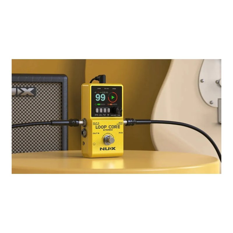 NUX NUX LOOP CORE STEREO 二代迴圈錄音效果器 — 三峽效果器