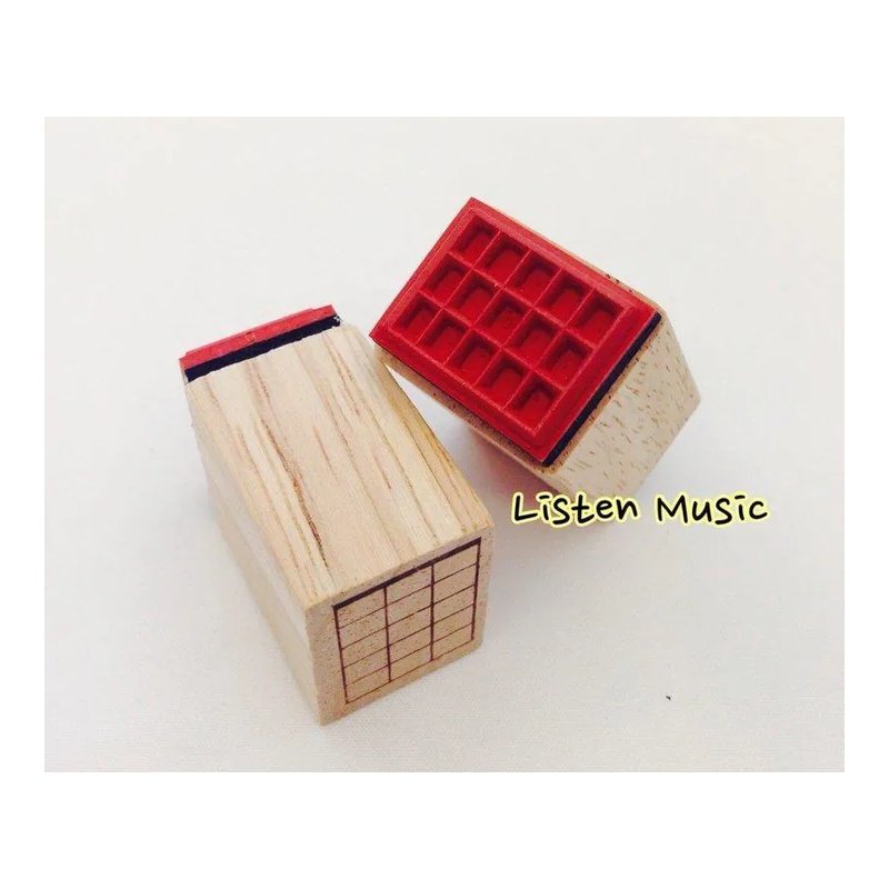 烏克麗麗和弦印章 琴格印章 和弦樂譜印章 全新台製 楓木材質 — 三峽烏克麗麗