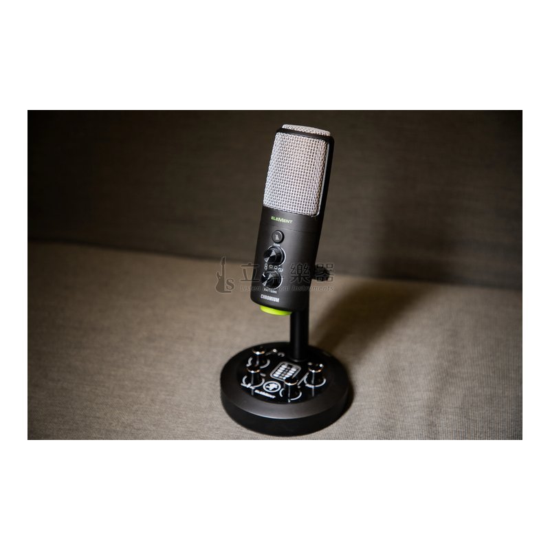 Mackie 電容式麥克風 Mackie EM-CHROMIUM USB Type-C 2通道 USB麥克風 可調指向性 心型、8字型、全指向 — 三峽木吉他 / 民謠吉他