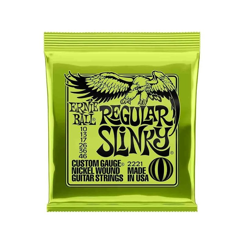 Ernie Ball Ernie Ball Regular Slinky 2221 鎳纏繞 電吉他套弦 10-46 — 三峽木吉他 / 民謠吉他