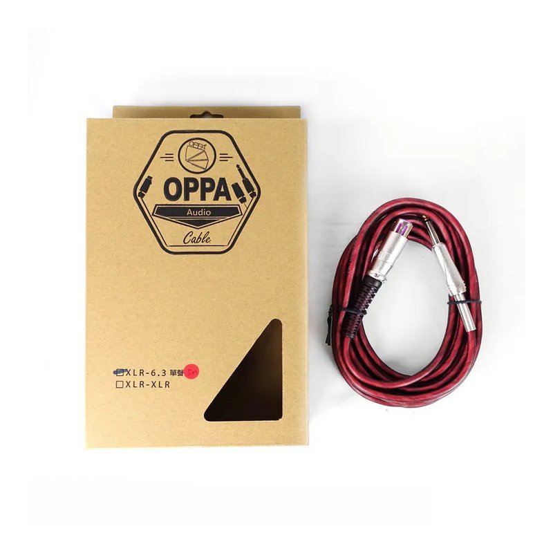 OPPA OPPA XLR-6.3 單聲道 麥克風導線 5M MCABLE — 三峽麥克風