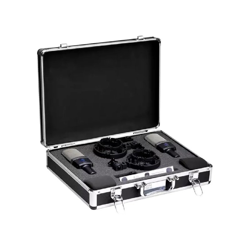 AKG AKG / C214 電容式麥克風 立體聲套組 台灣代理公司貨 — 三峽麥克風