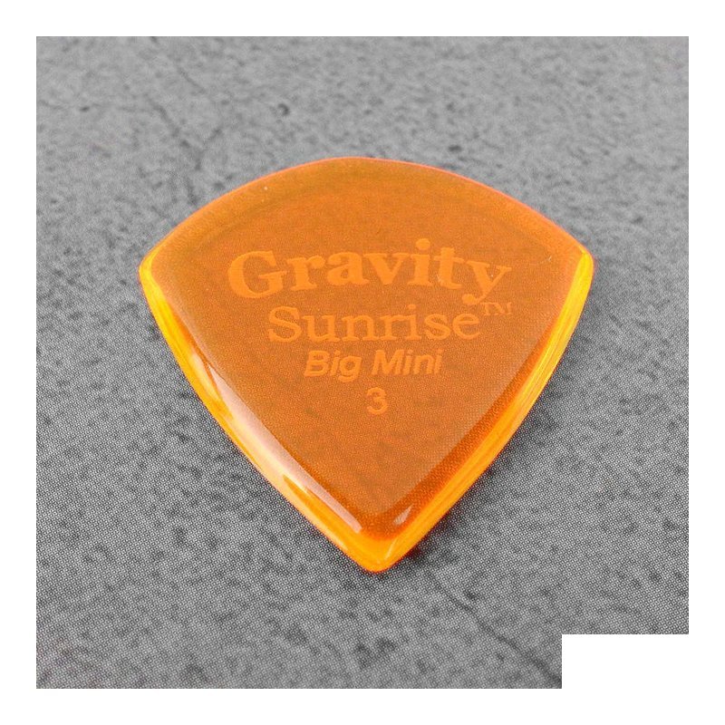 Gravity Pick 美國 手工彈片 Pick Sunrise Big Mini 3.0 — 三峽吉他 / Bass