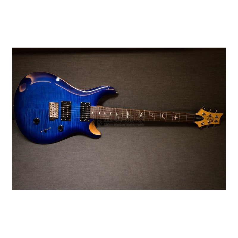 PRS PRS SE CUSTOM 24 電吉他 虎紋楓木 藍色 印尼廠 附原廠琴袋 CU44DC — 三峽木吉他 / 民謠吉他