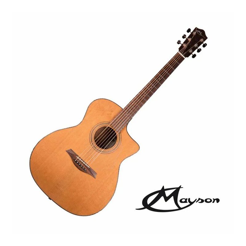 木吉他 Mayson M1CC 紅松木 面單板 桃花心木側背板 GA桶 缺角 M1/CCUT — 三峽吉他 / Bass