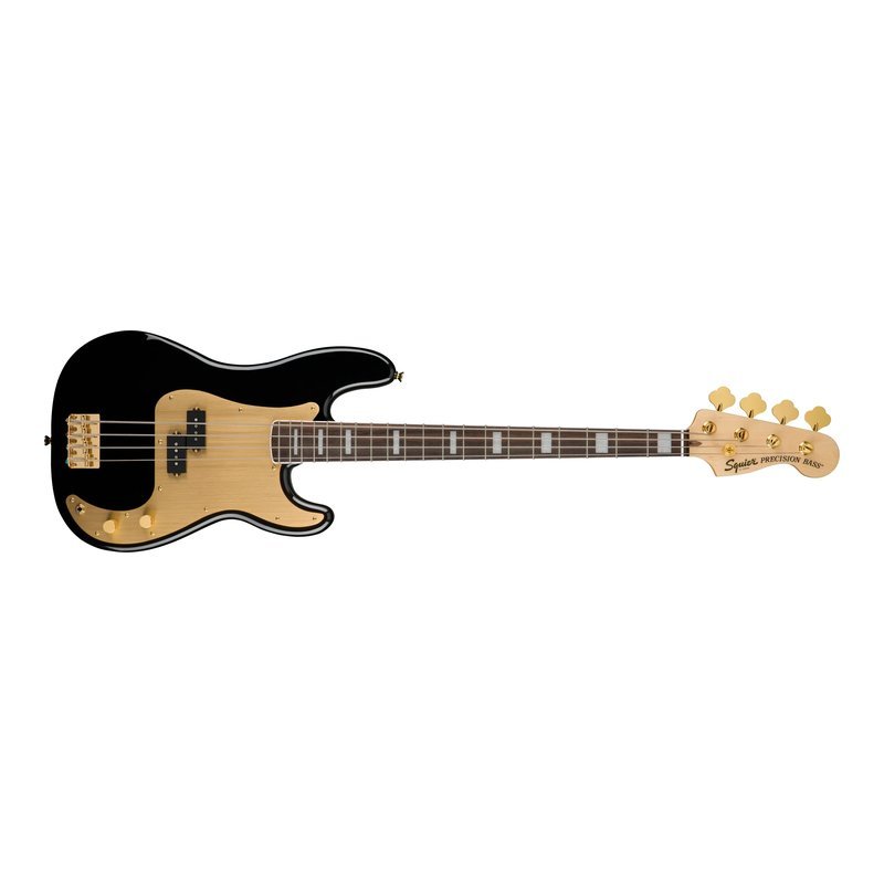 Squier Squier 40週年限量 40th Precision Bass LR Gold BLK 黑金色 P Bass — 三峽貝斯