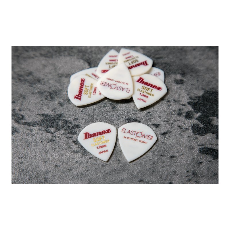 Ibanez Ibanez SOFT ELASTOMER 1.2mm Pick 矽膠材質 (烏克麗麗也適用~) — 三峽烏克麗麗