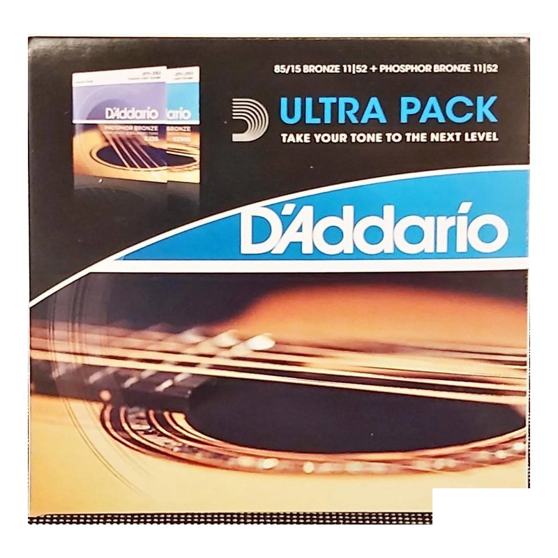 D'Addario D'Addario EZ910-EJ26 Twin Pack 綜合民謠吉他弦 — 三峽木吉他 / 民謠吉他
