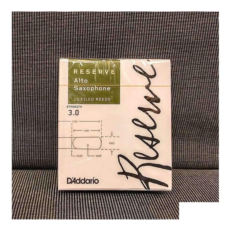 D'Addario D'Addario RESERVE 中音薩克斯風 3號 竹片 DJR1030 — 三峽木管樂器