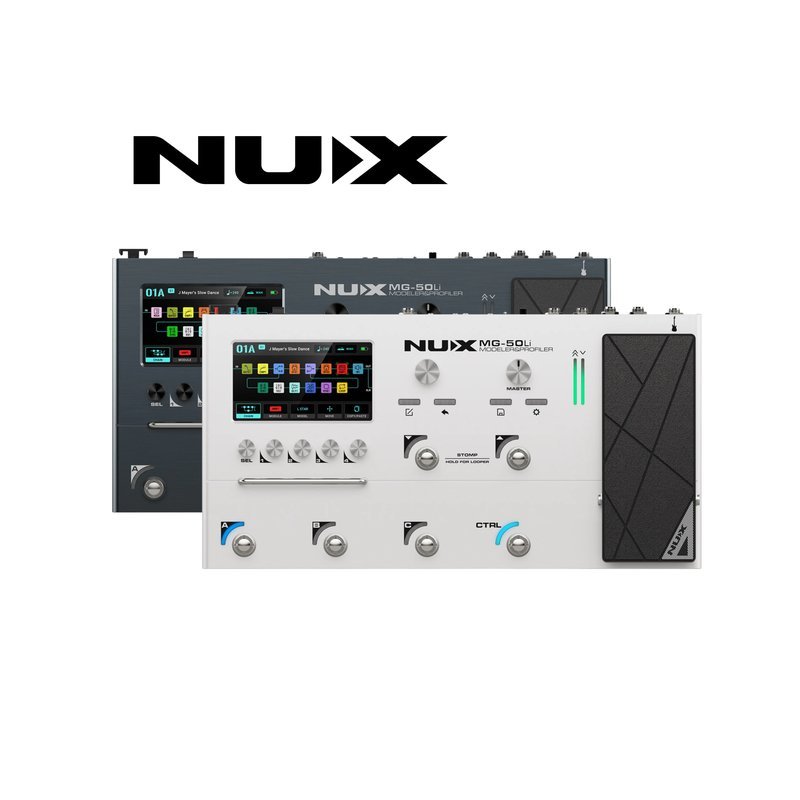 NUX NUX MG-50Li 旗艦綜合效果器 電吉他效果器 電貝斯效果器 — 三峽貝斯