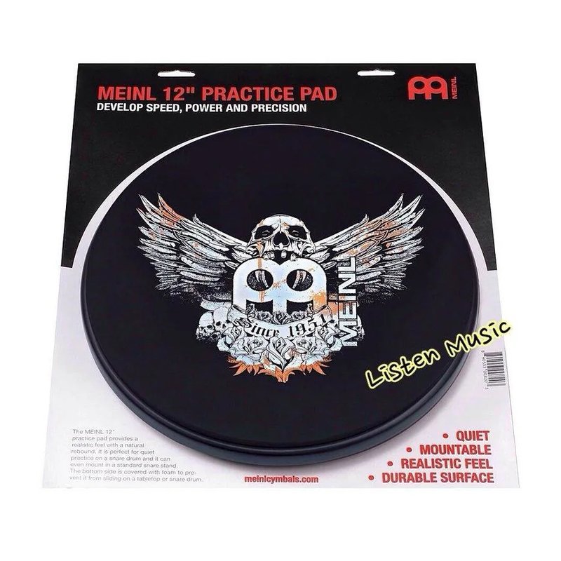 Meinl 德國 MEINL MPP12JB 12吋 打點板 骷顱頭 公司貨 可優惠加購打點板腳架 MPP-12-JB — 三峽鼓 / 打擊