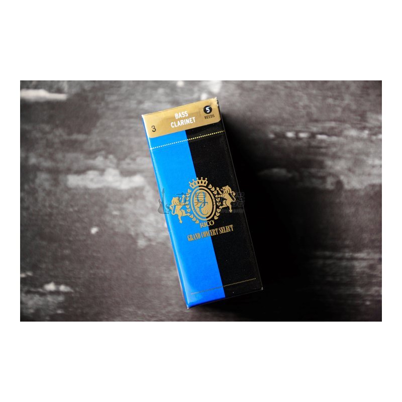 RICO RICO GS-BC-30 Grand Concert Select系列 低音豎笛竹片 5片裝 3號 RGB05SCL300 — 三峽竹片