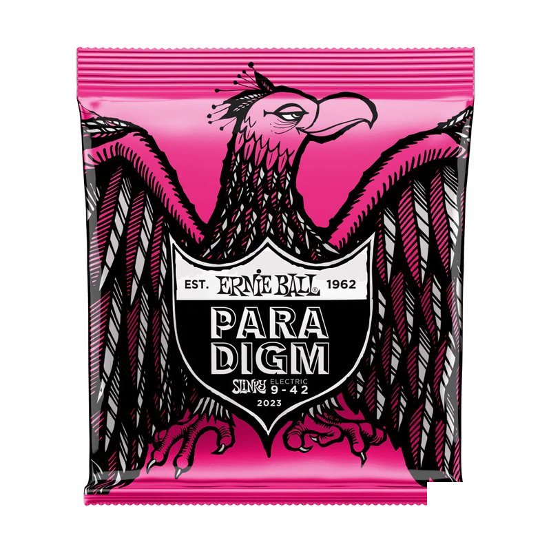 ERNIE ERNIE BALL 2023 PARADIGM SLINKY 電吉他套弦 09-42 鎳纏繞 奈米包覆 尾端強化 — 三峽木吉他 / 民謠吉他