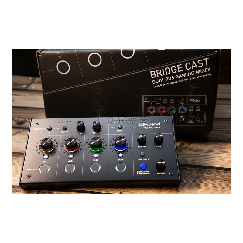Roland Roland BRIDGE CAST |專業音訊直播介面與混音器 Dual Bus Gaming Mixer — 三峽麥克風