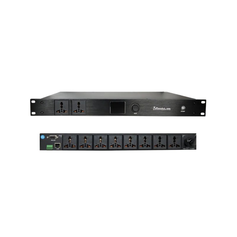 台灣製造S 台灣製造S / S108A 8+2孔 機櫃用電源濾波排插(帶開關) — 三峽配件 / 週邊