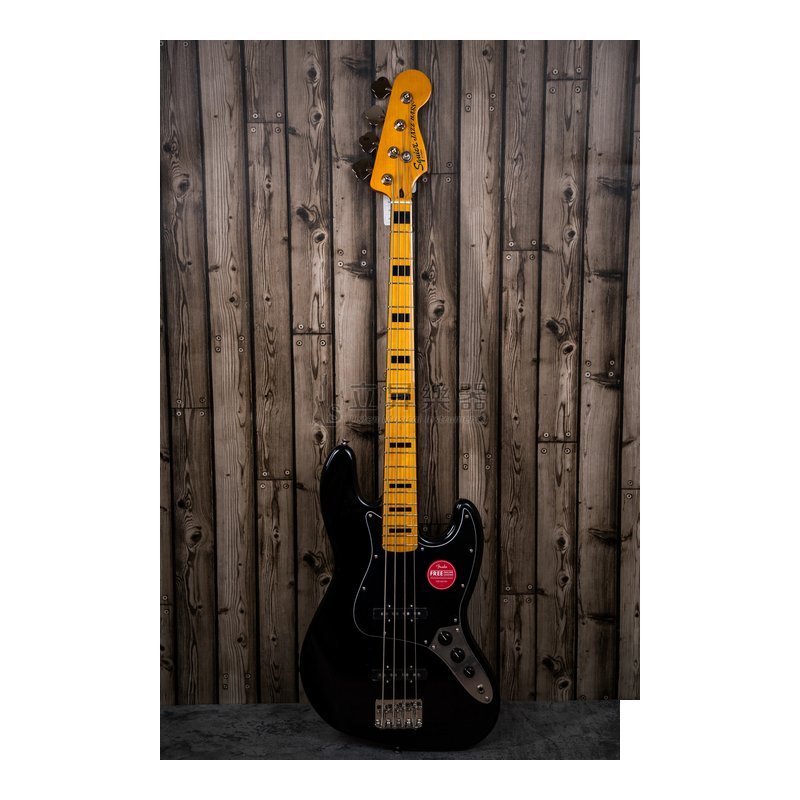 Fender Fender Squier Classic Vibe 70S Jazz Bass MN BLK 黑色 附RockBag 加厚防潑水琴袋 — 三峽木吉他 / 民謠吉他