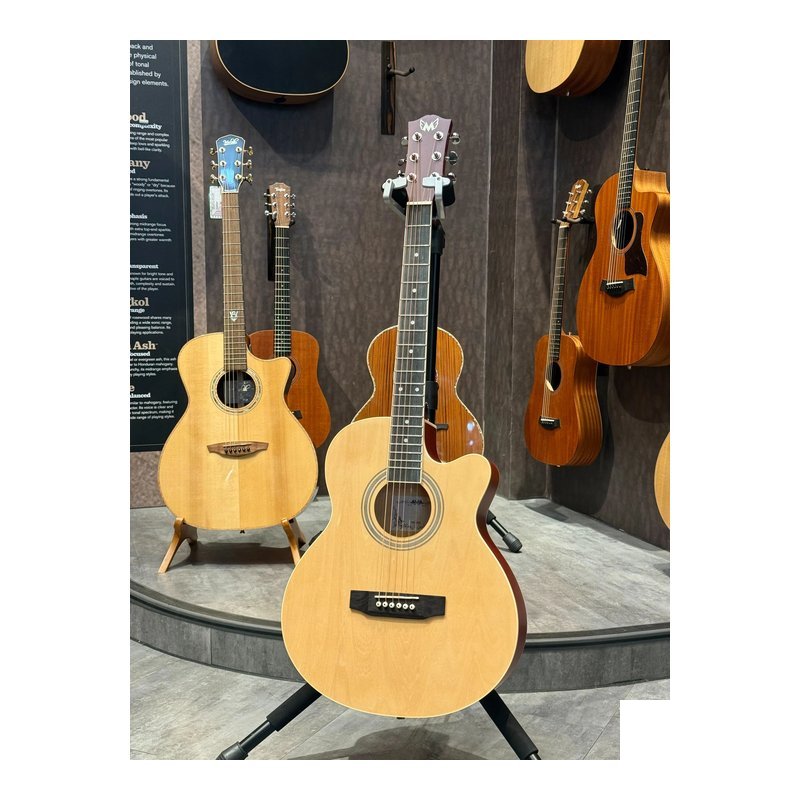 Mighty Dream MD-200 40吋 合板木吉他 原木色 漸層色 黑色 — 三峽吉他 / Bass