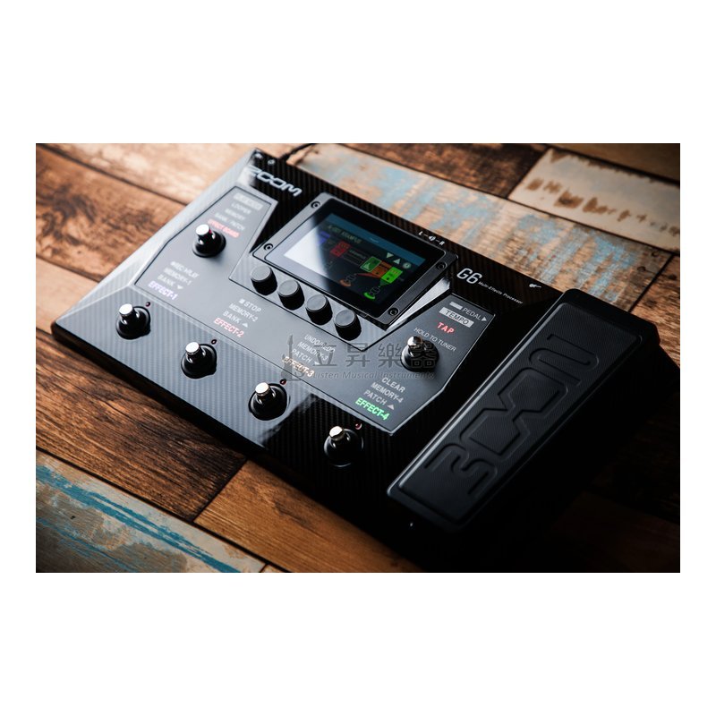 Zoom ZOOM G6 電吉他綜合效果器 內建踏板 IR模擬 效果器 — 三峽吉他 / Bass