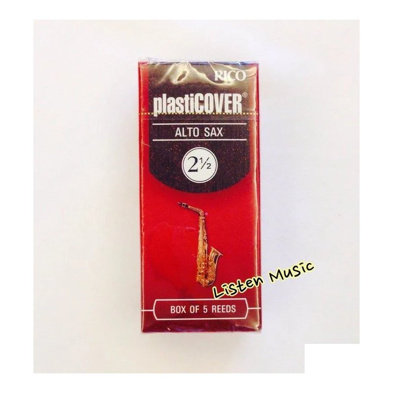 RICO RICO LA VOZ PLASTICOVER 中音薩克斯風黑竹片 Alto SAX 2.5號 5片裝 — 三峽木管樂器