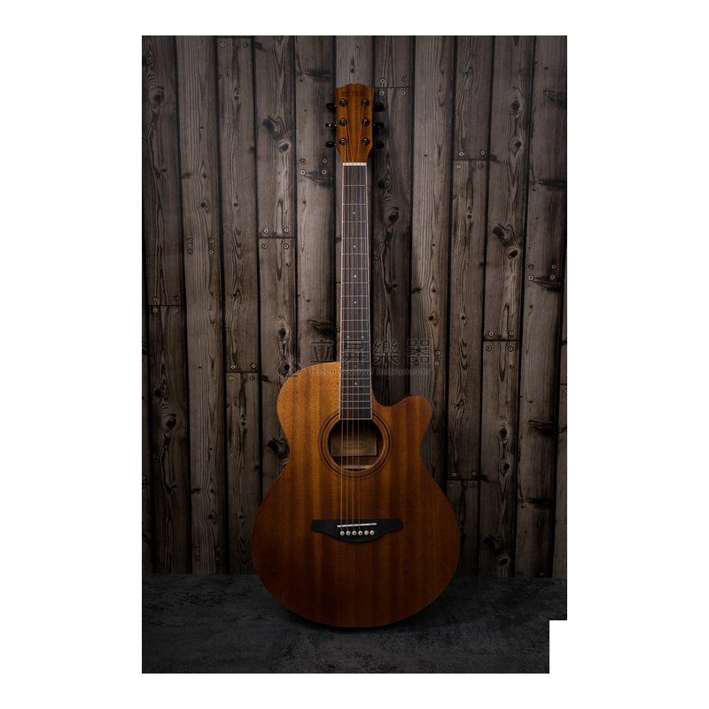 METRIC METRIC MTC-M02S 40吋 桃花心木面單板 GA桶缺角 木吉他 (附琴袋、配件包) — 三峽木吉他 / 民謠吉他