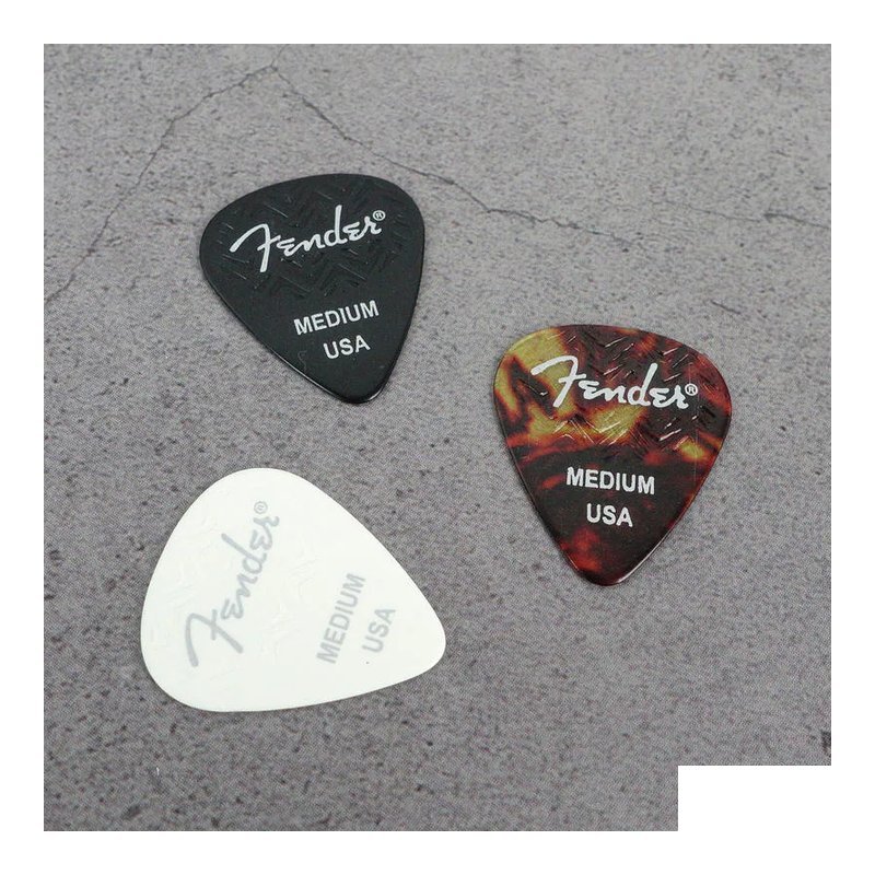 Fender Fender 351 Shape Medium 止滑 彈片 三色可選 — 三峽Pick