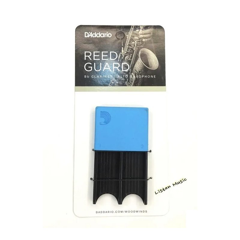 DAddario Rico Reed Guard 竹片盒 竹片夾 可裝 4片 豎笛 中音薩克斯風用 （藍、黑） — 三峽木管樂器