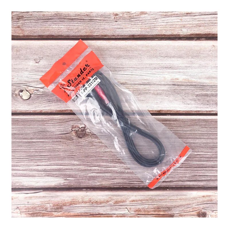 Stander 訊號線 Y-PP-231-2M 立體 3.5 轉兩條 6.3【全新公司貨】 — 三峽配件 / 週邊