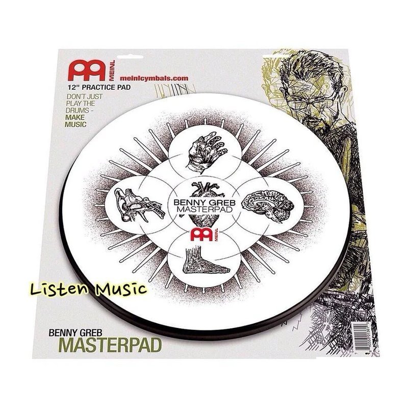 Meinl 德國 MEINL MPP12BG 12吋 打點板 Benny Greb 簽名 — 三峽鼓 / 打擊