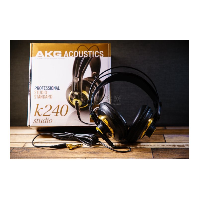 AKG 現貨供應 AKG K240 Studio 半開放 耳罩式 監聽耳機 K-240 公司貨保固 — 三峽錄音 / 音響