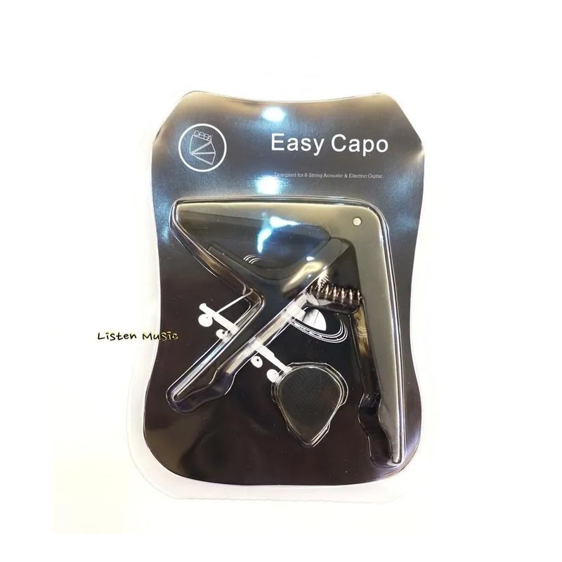 OPPA OPPA EASY CAPO 贈送PICK一片 黑色、原木色 — 三峽效果器