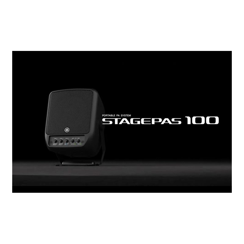 Yamaha 【現貨供應中】 YAMAHA STAGEPAS 100BTR 可攜式PA系統 100W 內建電池 — 三峽音響 / 音箱