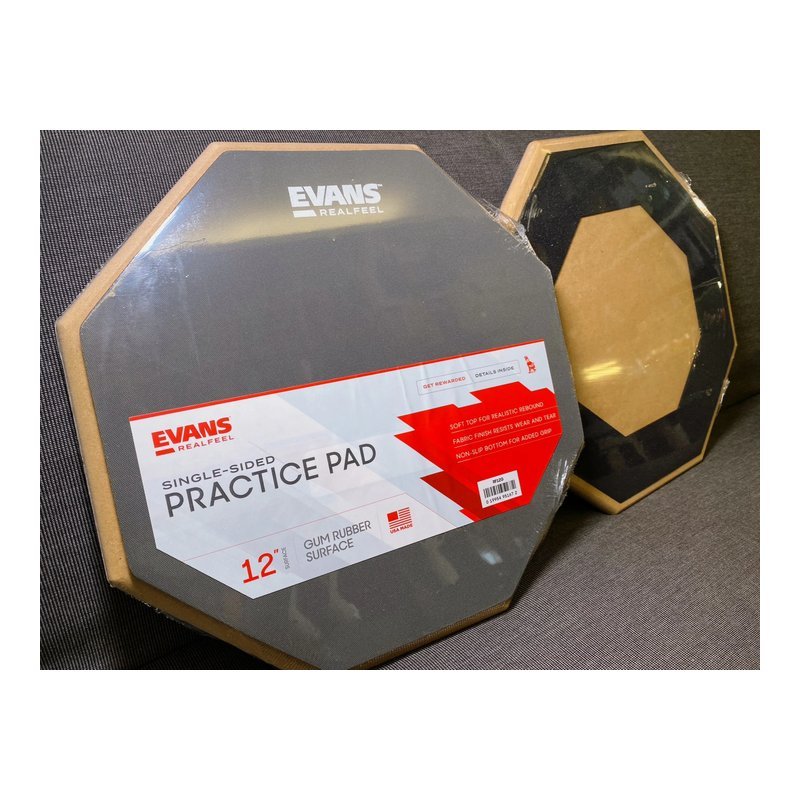 Evans Evans EVPT-RF12G REALFEEL 打點板 12吋 單面 — 三峽鼓 / 打擊