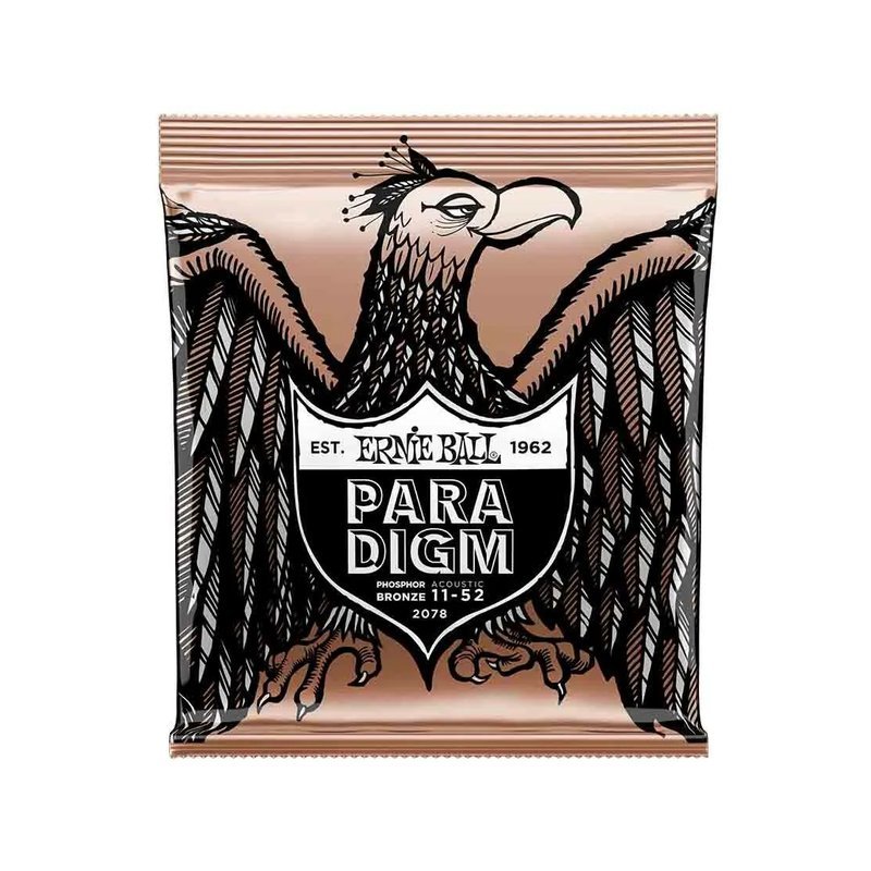 Ernie Ball Ernie Ball Paradigm Light Phosphor Bronze 2078 防斷抗鏽 民謠吉他套弦 11-52 — 三峽木吉他 / 民謠吉他