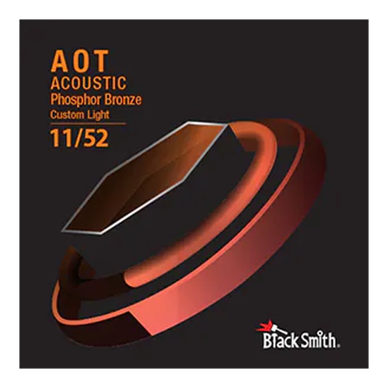 木吉他弦 Black Smith APB-1152 碳纖維 AOT 薄包膜 磷青銅 — 三峽吉他 / Bass