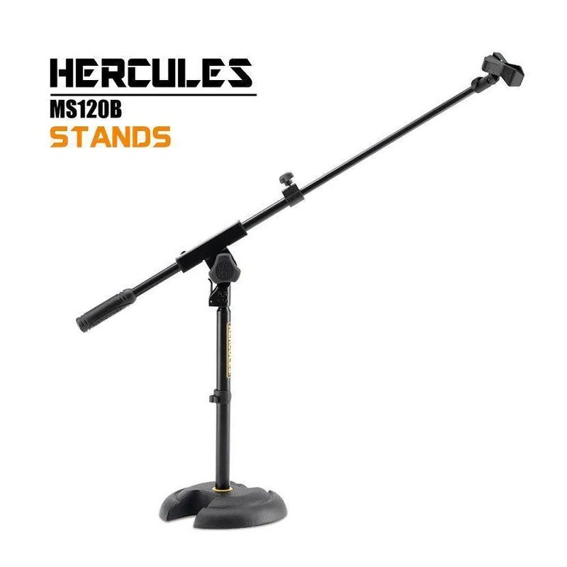 Hercules HERCULES MS120B 桌上型麥克風架 斜架 海克力斯 MS-120B — 三峽麥克風