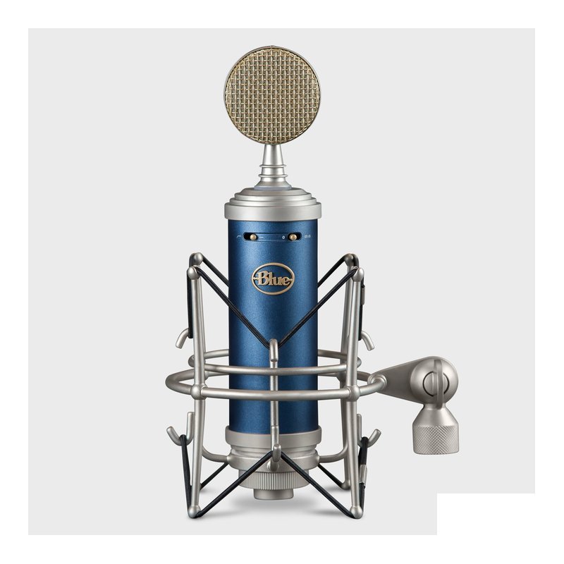 Blue 麥克風 Blue BLUEBIRD SL 電容式 振膜 麥克風 錄音室 專業級 電容麥 藍色 48V 幻象電源 附避震架 — 三峽木吉他 / 民謠吉他