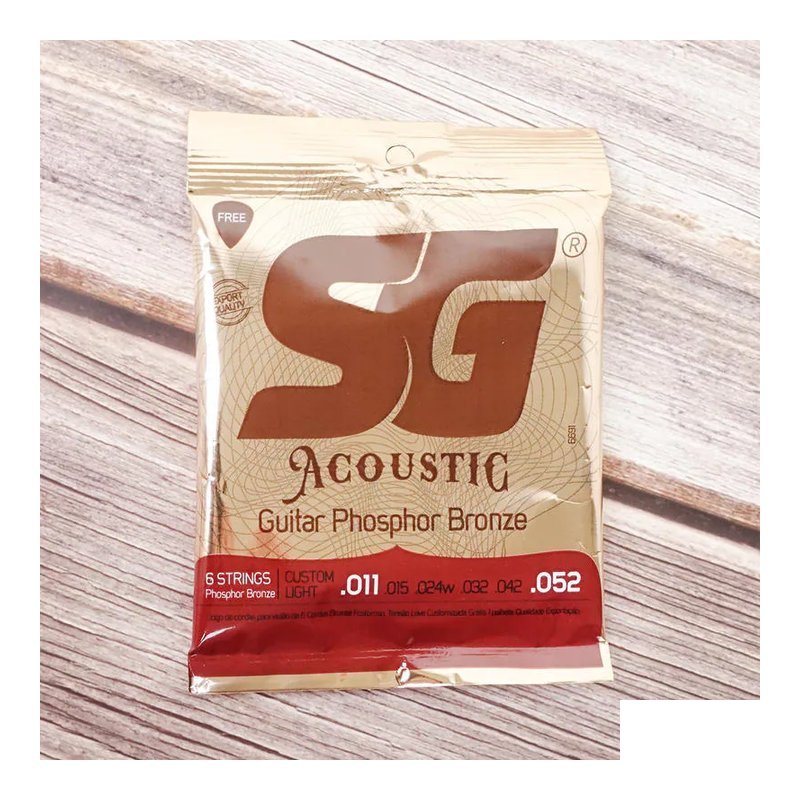 SG SG Phosphor Bronze 木吉他弦 11-52 磷青銅 巴西製造 — 三峽木吉他 / 民謠吉他