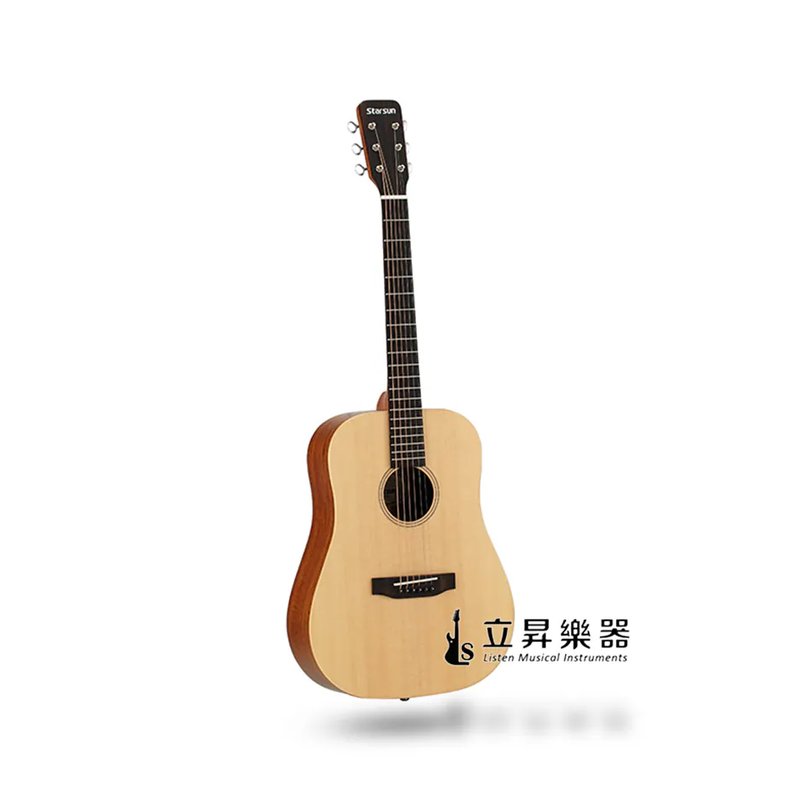 木吉他 STARSUN T2 面單 西特加雲杉面單 旅行吉他 D型正桶 36吋消光 A級西卡雲杉面單 奧古曼木側背板 啞光 附原廠琴袋 — 三峽吉他 / Bass