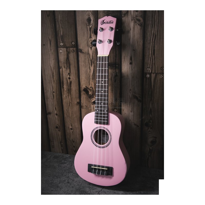 烏克麗麗-Soldin SK-100 粉紅色 21吋 (附袋) — 三峽烏克麗麗