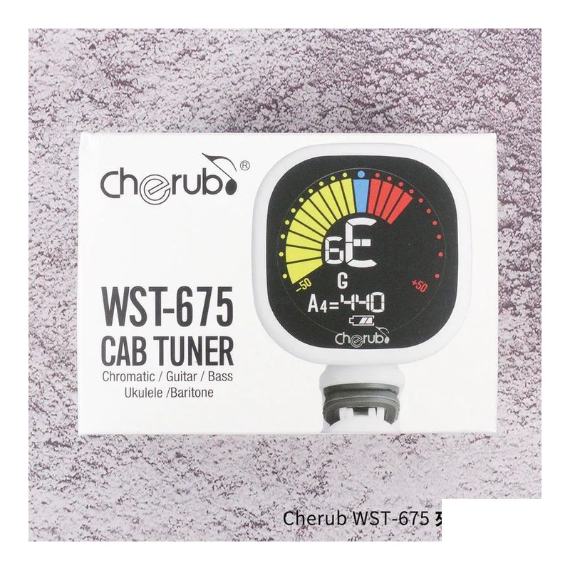 Cherub Cherub WST-675 夾式調音器 可充電【原廠公司貨】 — 三峽烏克麗麗