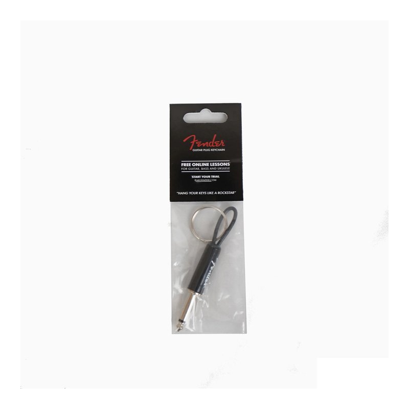 Fender Pluginz 音箱創意 導線頭 鑰匙圈 Black Fender 授權聯名款 — 三峽音響 / 音箱
