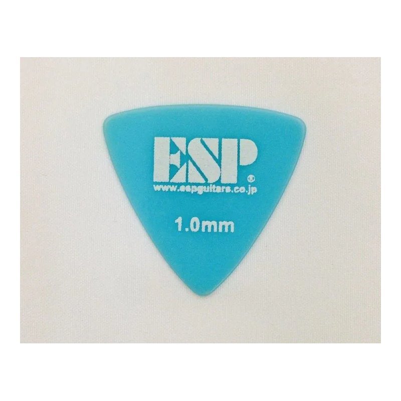 ESP ESP Pick 1.0mm 藍色大三角 (字體局部防滑) 止滑Pick 彈片 撥片 — 三峽Pick