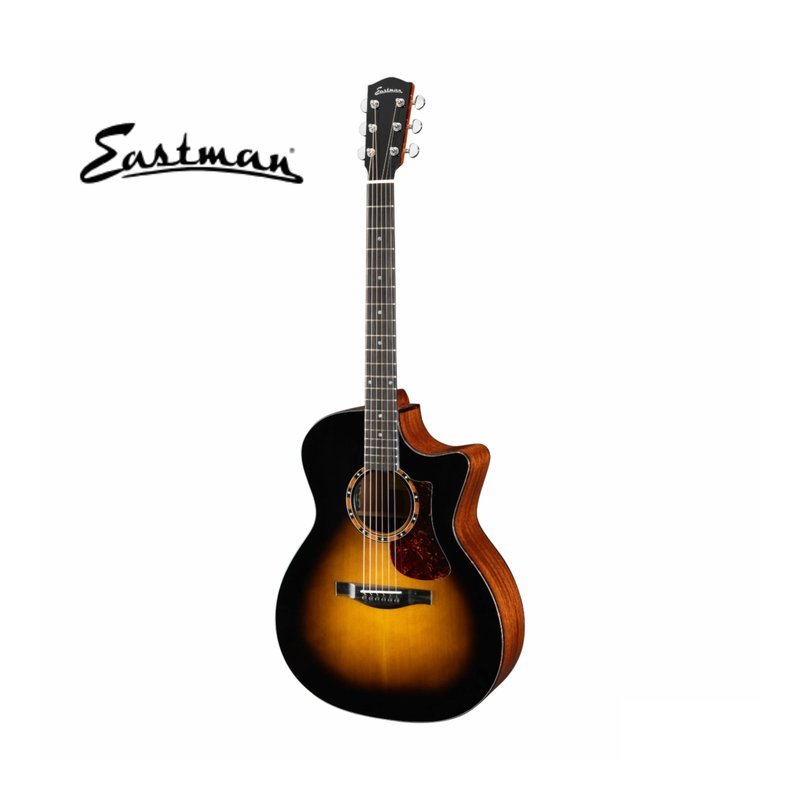 Eastman Eastman AC122-2CE DLX-SB 漸層色 全單板 電木吉他 — 三峽弦樂器
