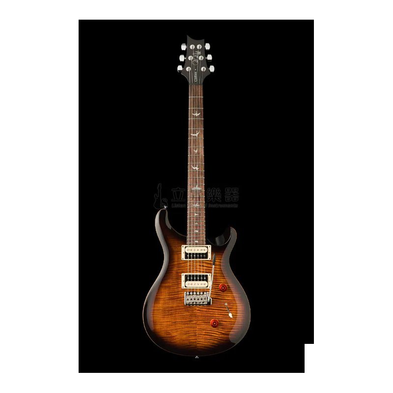 PRS PRS SE CUSTOM 24 Black Gold Burst 電吉他 虎紋楓木 黑金漸層 印尼廠 附原廠琴袋 CU44BG — 三峽木吉他 / 民謠吉他